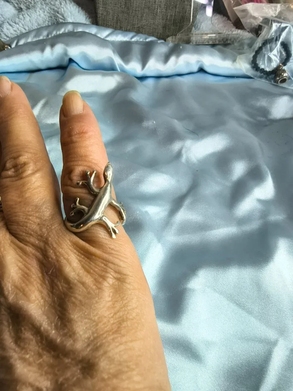 Sterling 925 Lizard Ring